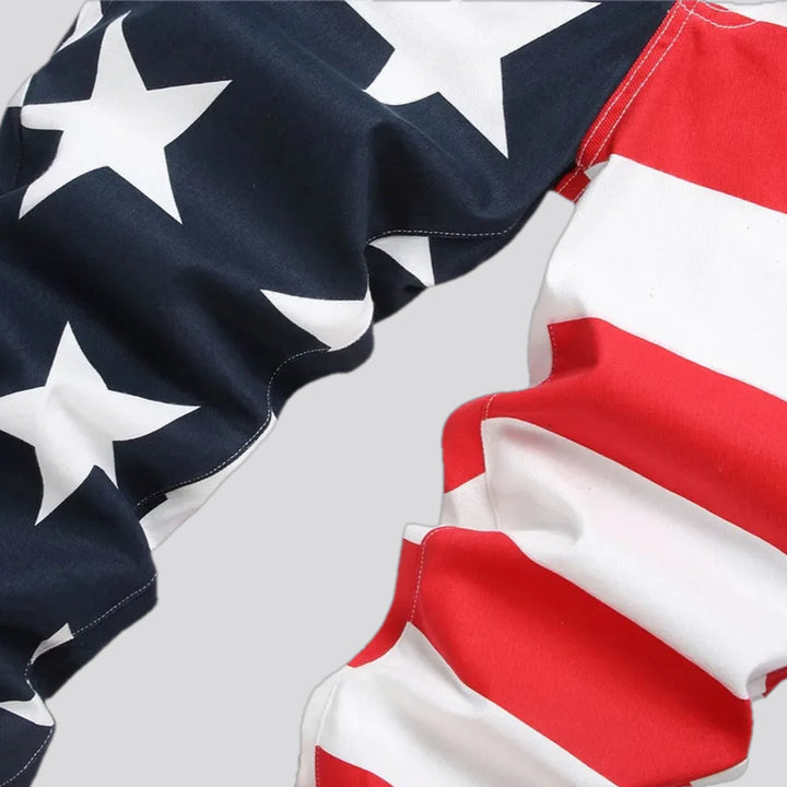 Fashionable stretchable banded jeans for men