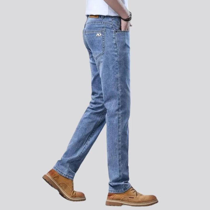 Tapered men's ground jeans