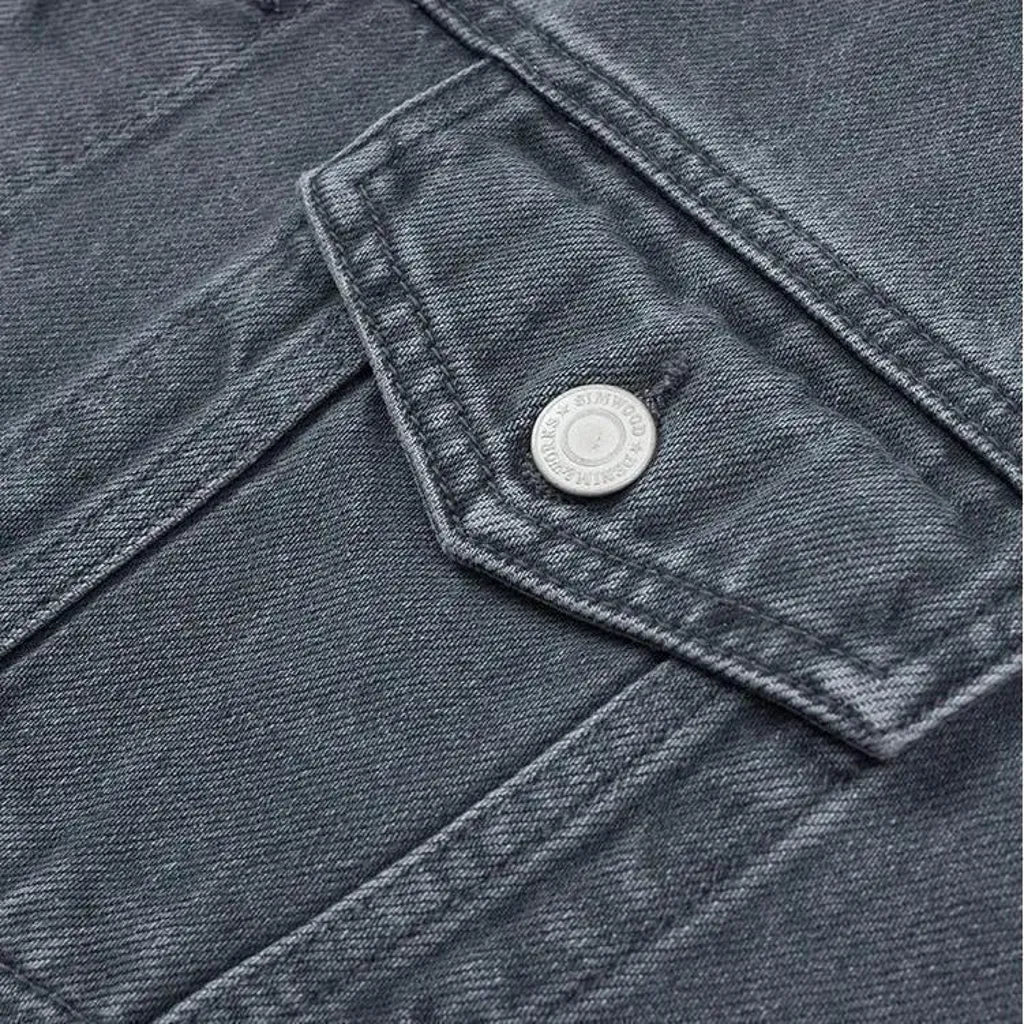 12oz oversized jeans jacket
 for men