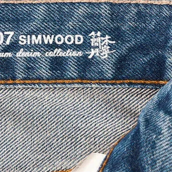 90s style straight fit men's jeans