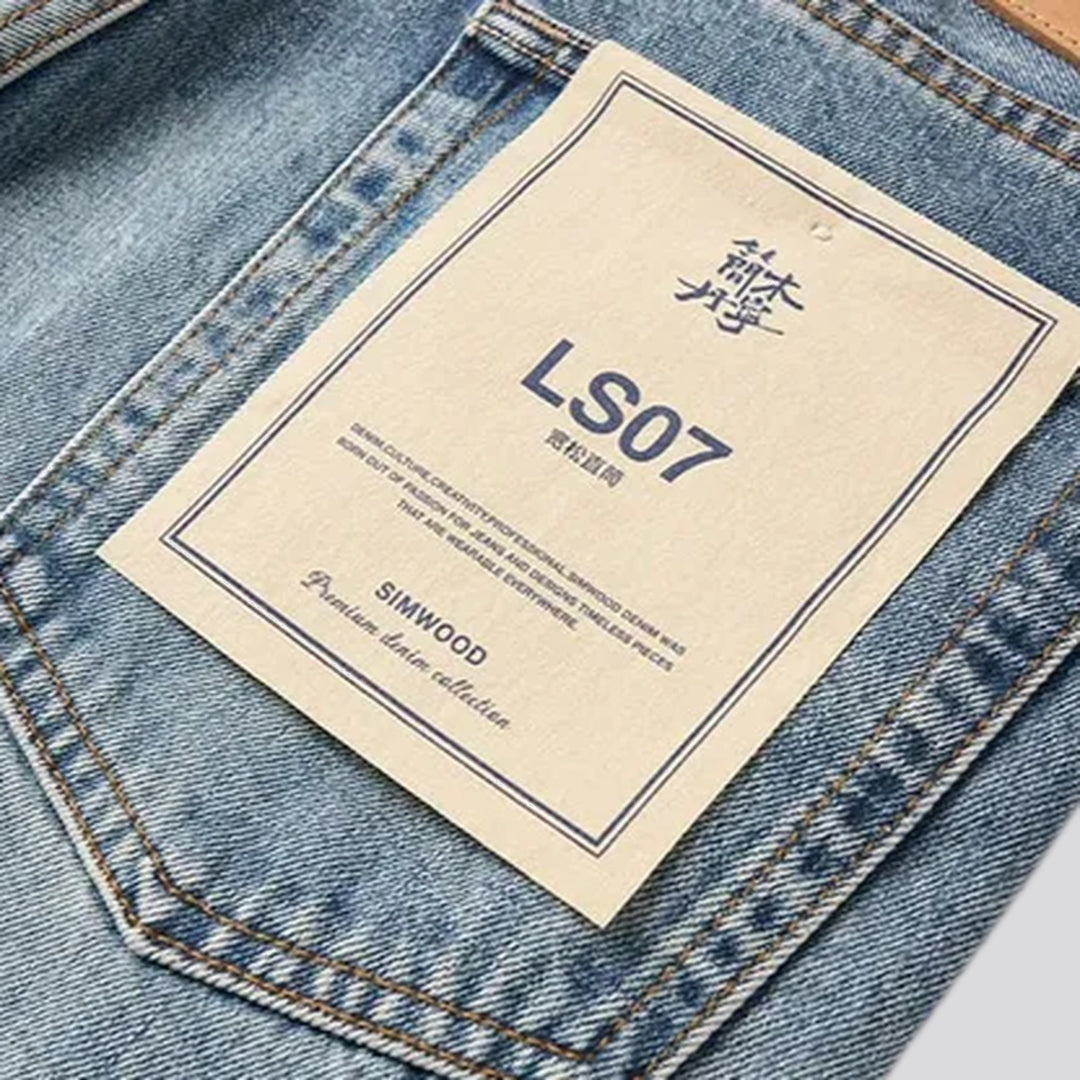 90s style straight fit men's jeans