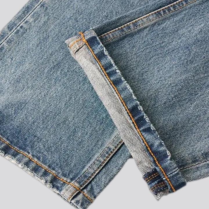 90s style straight fit men's jeans