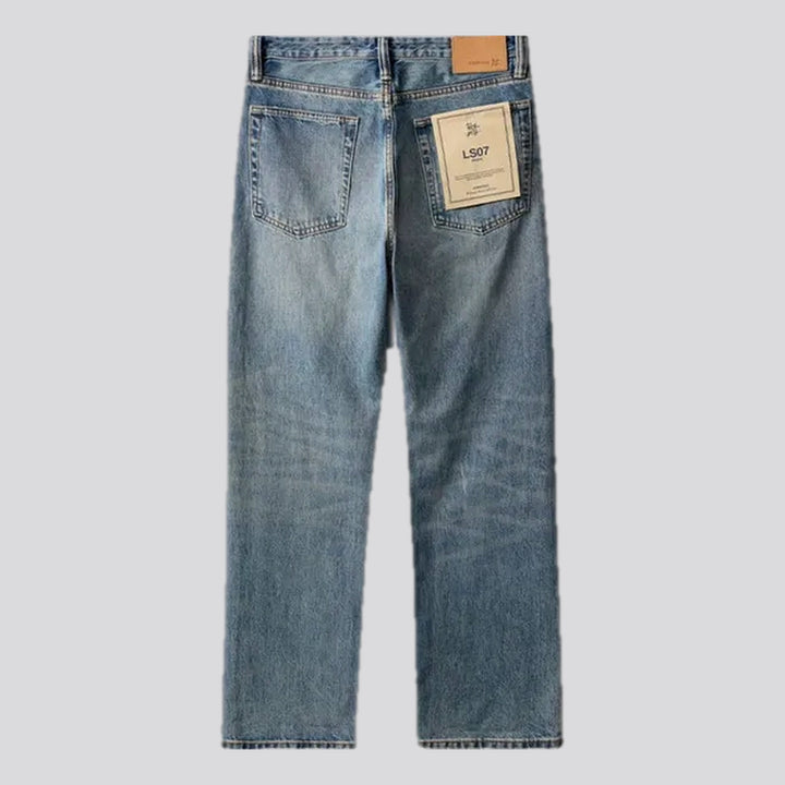 90s style straight fit men's jeans
