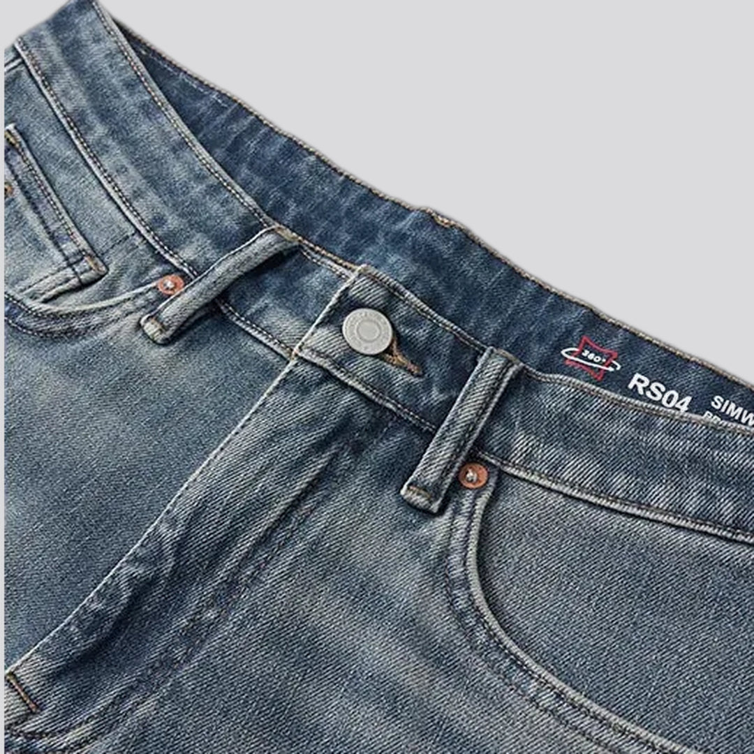 Midweight stretchable casual men's jeans